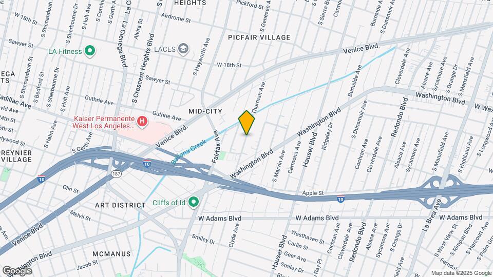 2200 Thurman Ave Map and Location Details