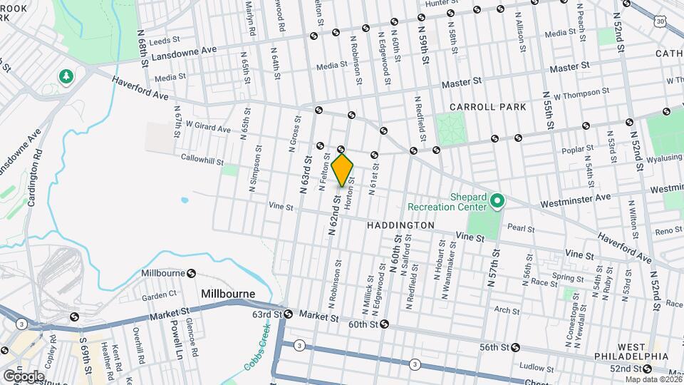 349 N 62nd St Map and Location Details