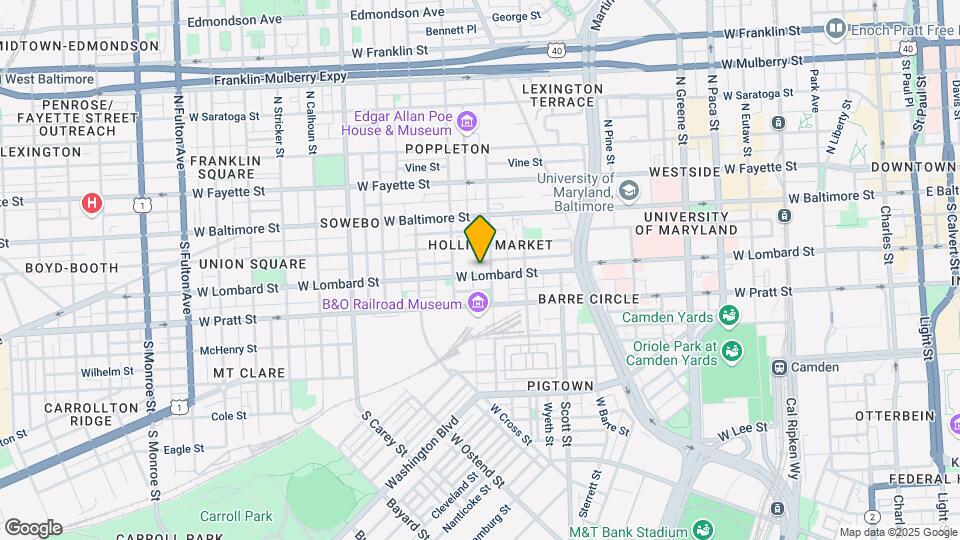 914 W Lombard St-Unit -2 Map and Location Details
