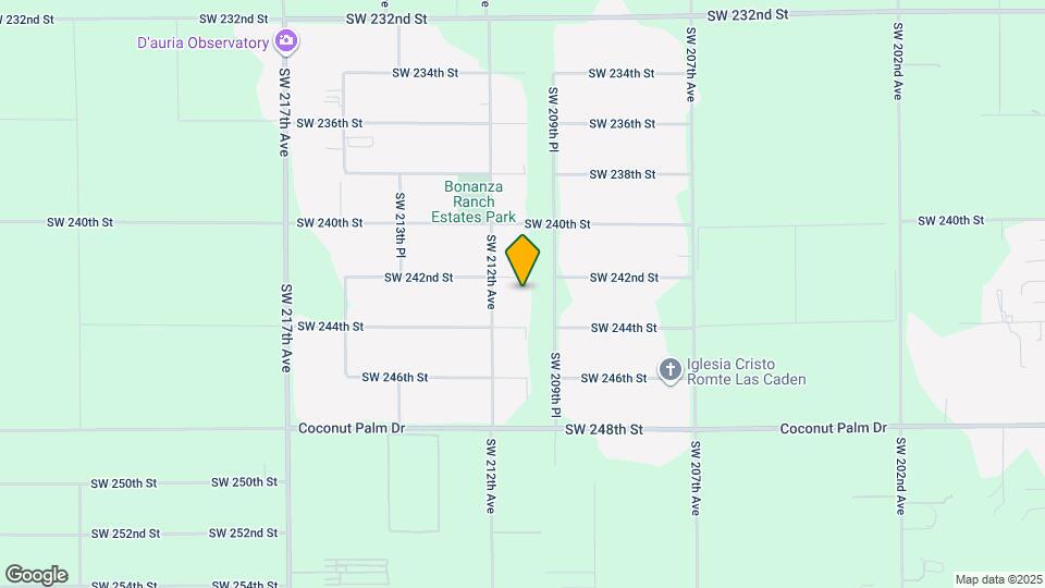 21080 SW 242nd St Map and Location Details