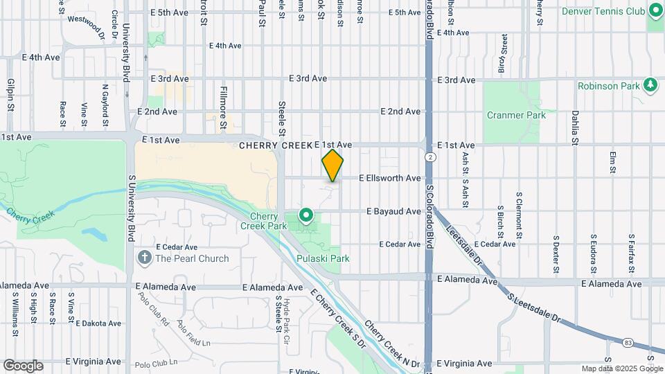 3498 E Ellsworth Ave Map and Location Details