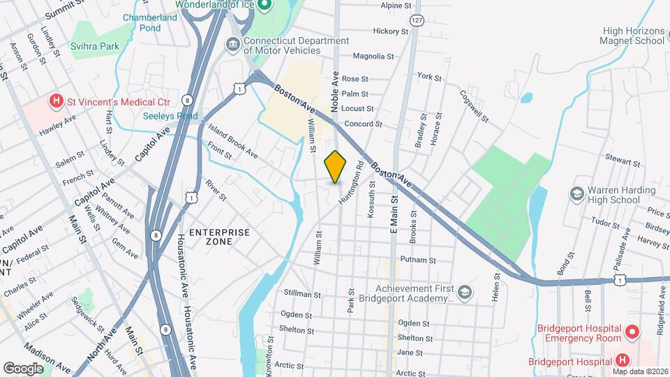 1165 Noble Ave Map and Location Details