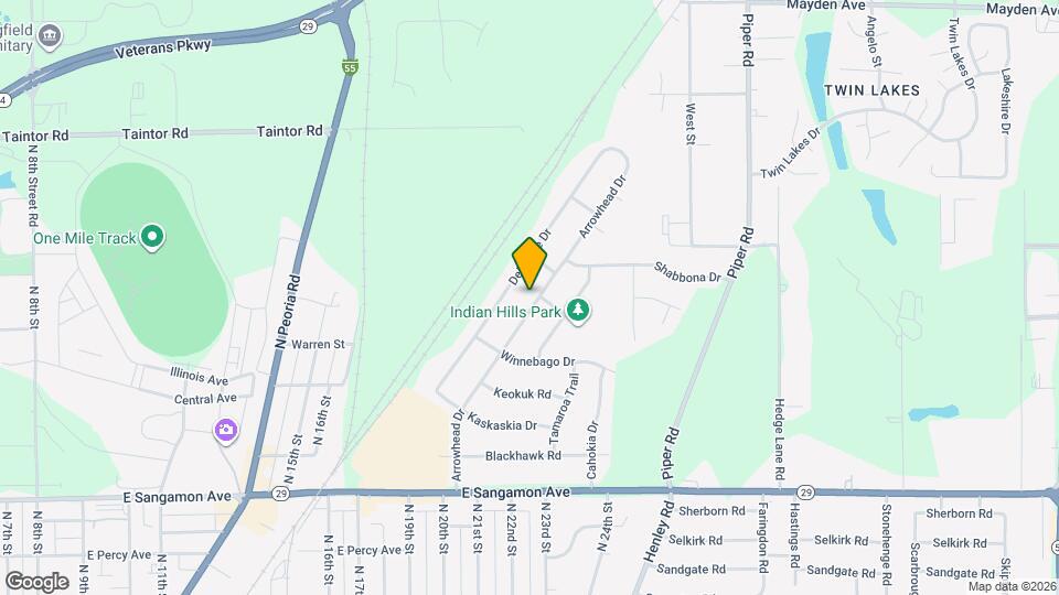 2489 Arrowhead Dr Map and Location Details