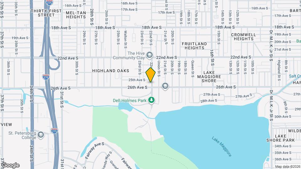 2201 26th Ave S Map and Location Details