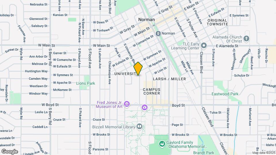 University Blvd Apartments Map and Location Details