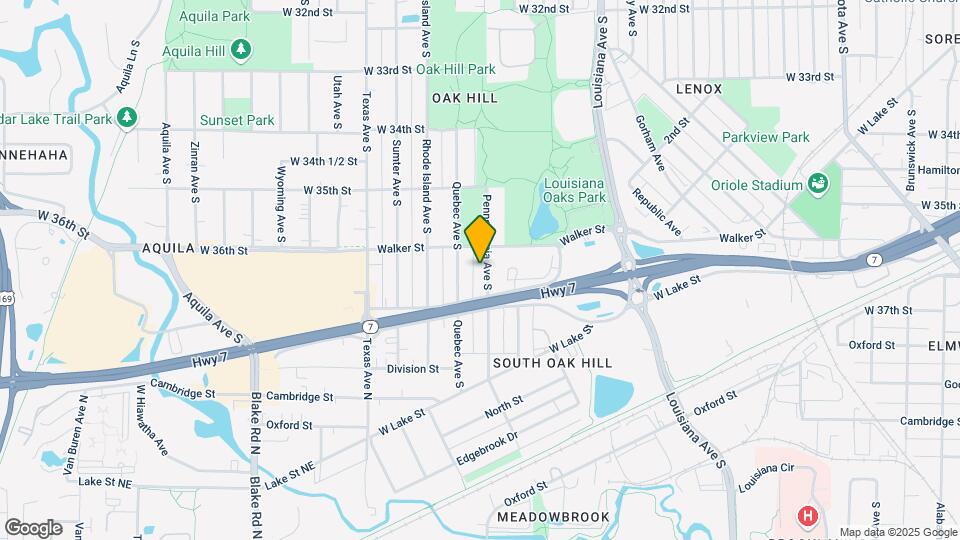 3618 Pennsylvania Ave S Map and Location Details