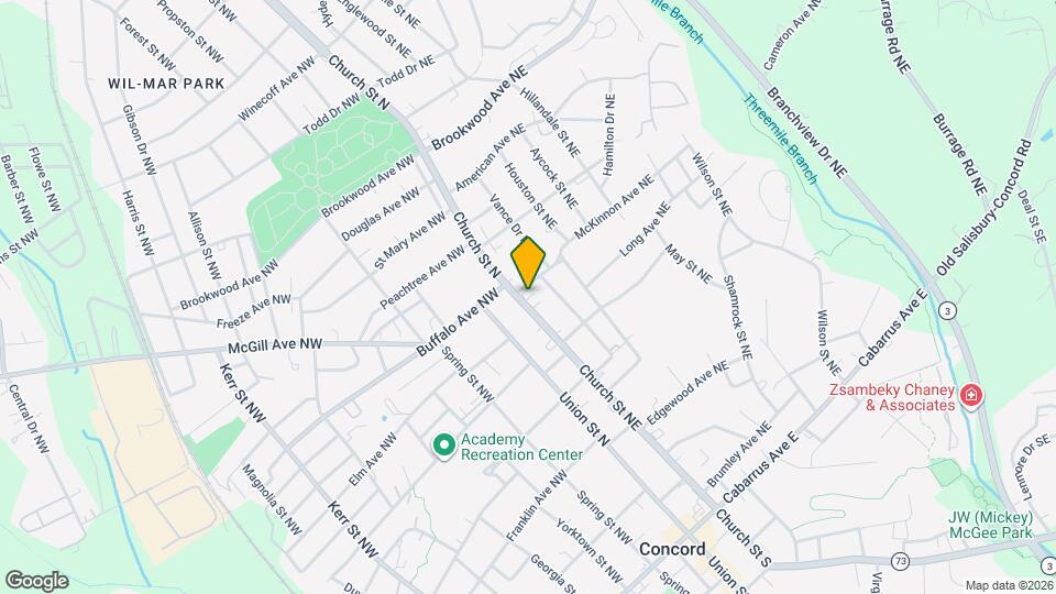 268 Church St NE Map and Location Details