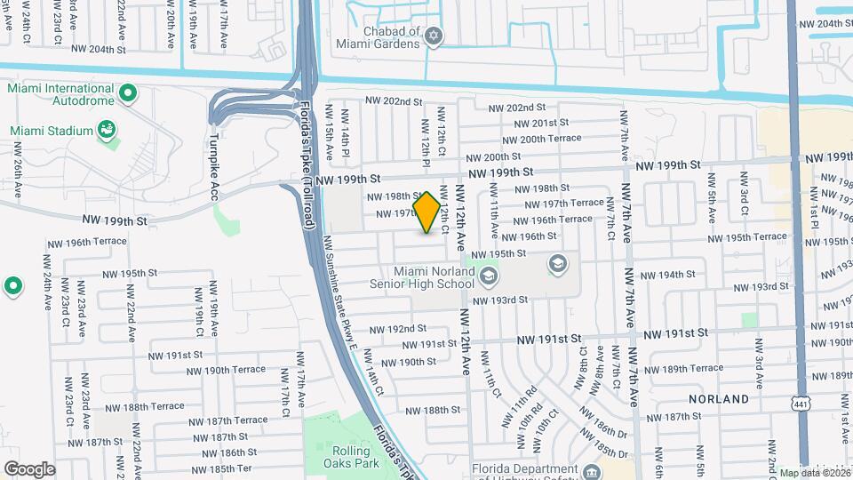 1271 NW 196th St Mapa y Detalles de la Ubicación