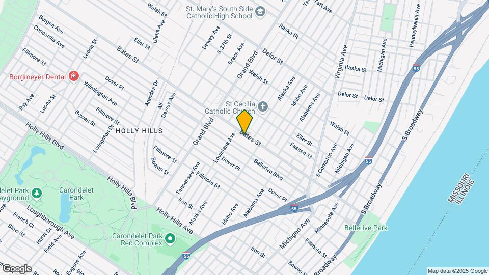932 Bates St Mapa y Detalles de la Ubicación