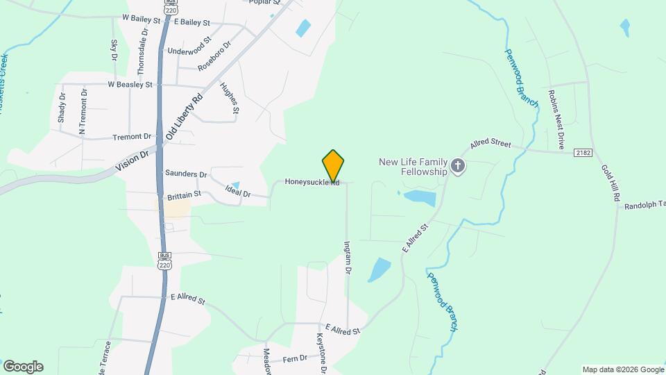 846 Honeysuckle Rd Map and Location Details