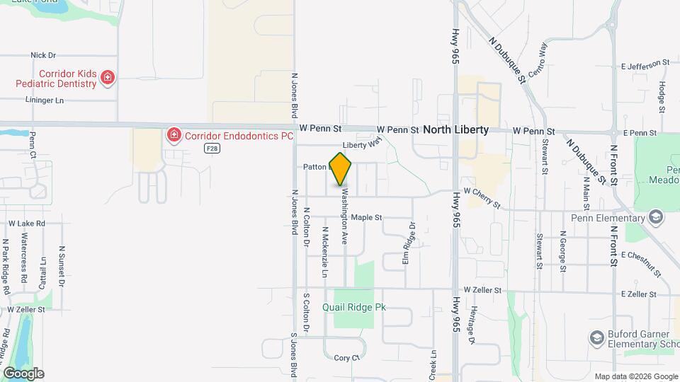 415 Washington Ave Map and Location Details