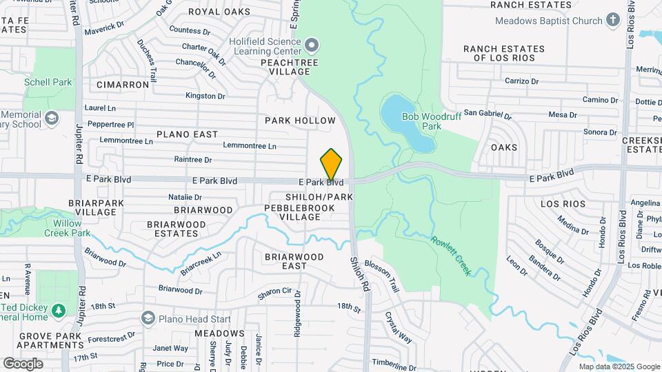 3500 E Park Blvd Mapa y Detalles de la Ubicación