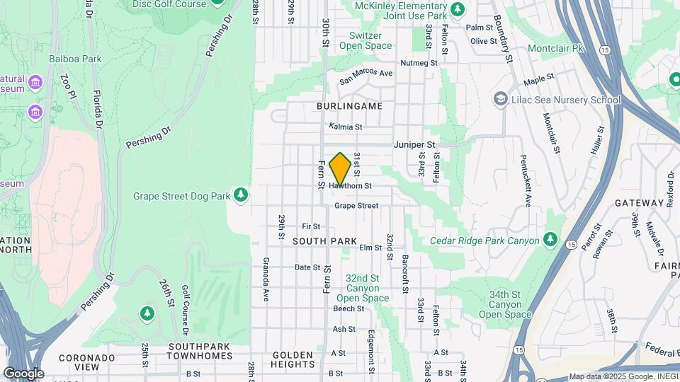3059 Hawthorn St Mapa y Detalles de la Ubicación