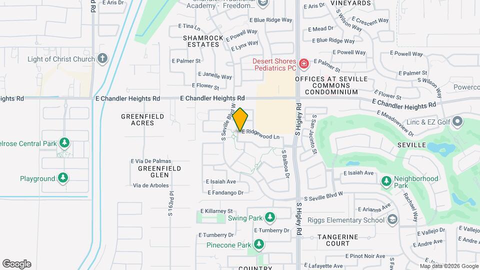 2971 E Ridgewood Ln Map and Location Details