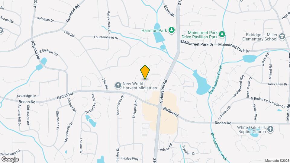 849 Ashton Oak Cir Map and Location Details