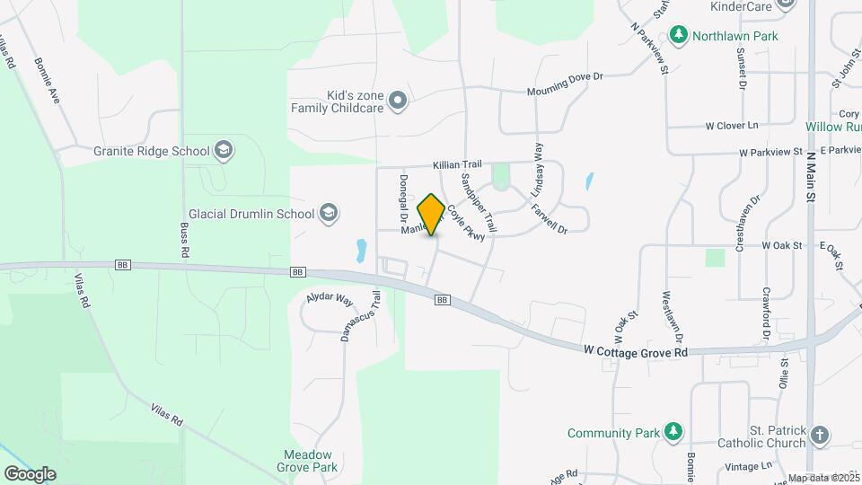 701 Cork Crossing Map and Location Details