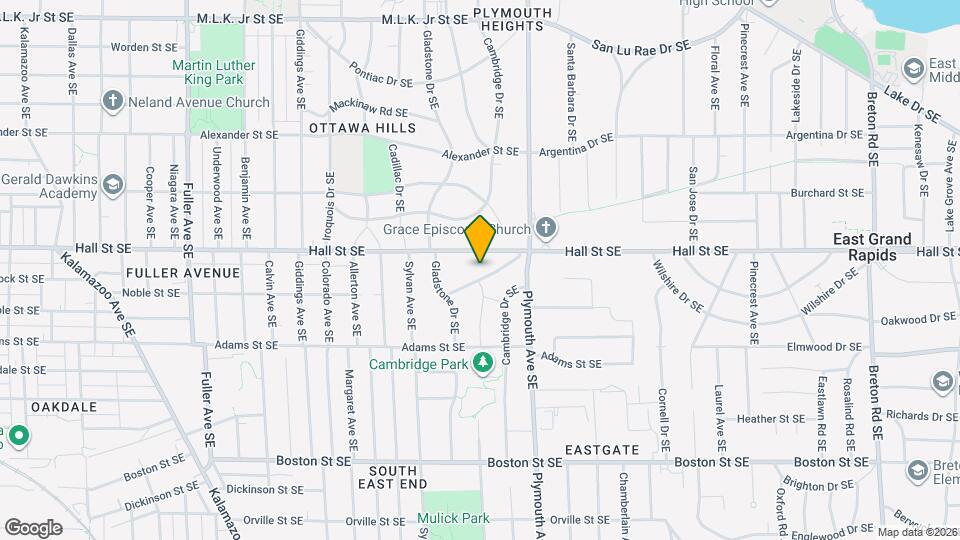 1701 Hiawatha Rd SE Map and Location Details