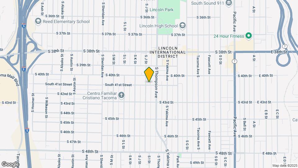 869 S 41st St Map and Location Details