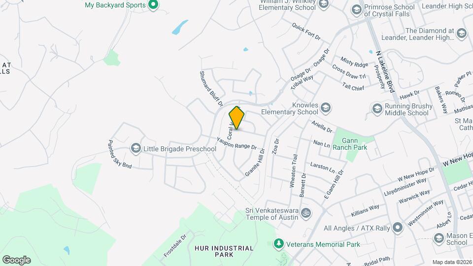 2328 Lookout Range Dr Map and Location Details