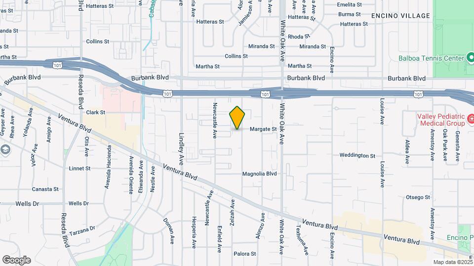 5333 Zelzah Ave, Unit 302 Map and Location Details