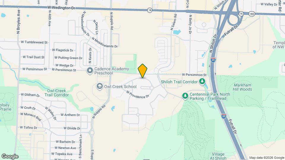 3673 W Mountain View Dr Map and Location Details