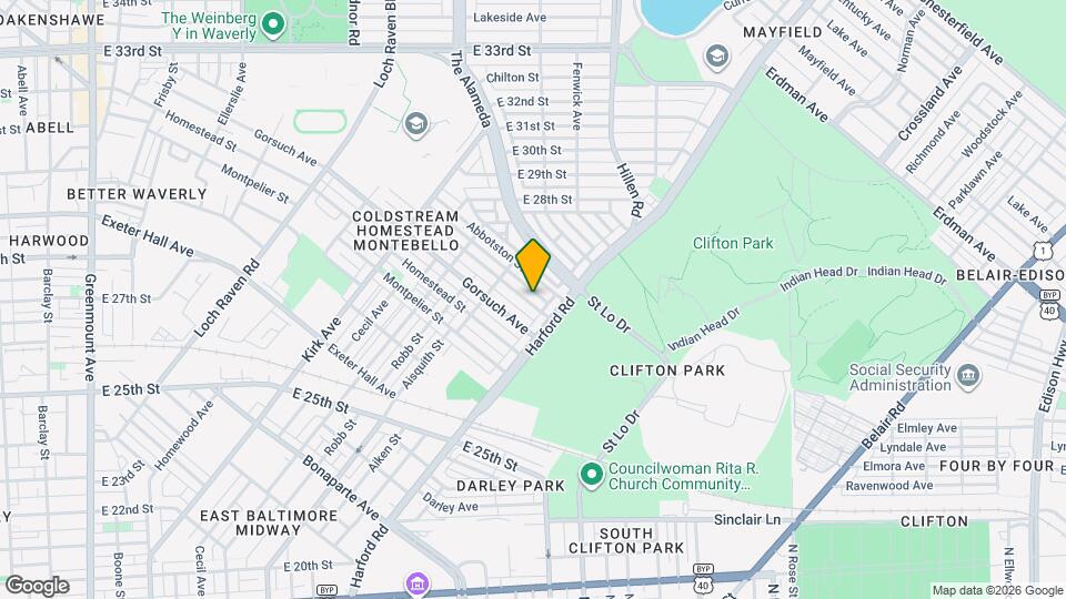 1756 Carswell St Map and Location Details