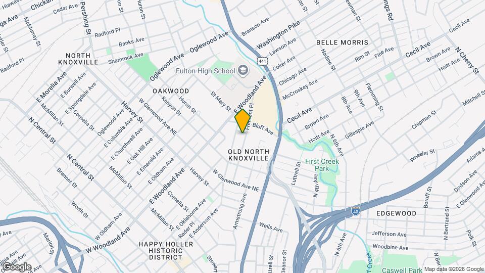 1621 Fremont Pl Mapa y Detalles de la Ubicación