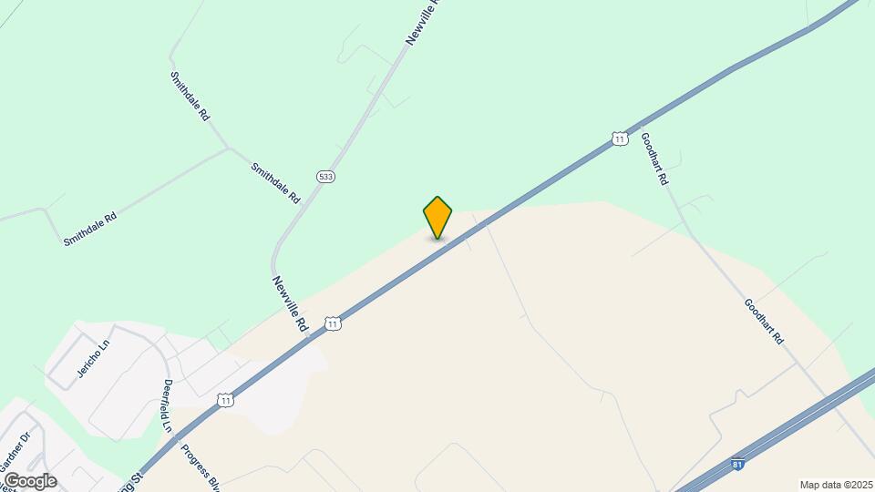 1261 Ritner Hwy Map and Location Details