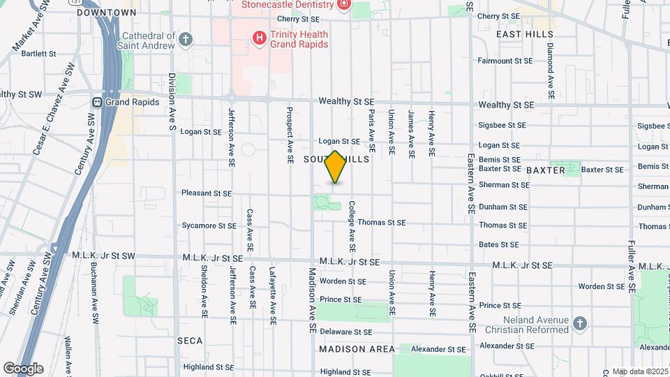 437 Pleasant St SE, Unit Apt. 1 Map and Location Details