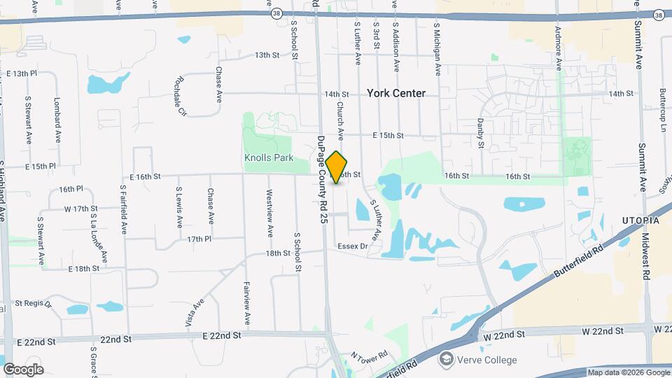 1617 Astor Ave Map and Location Details