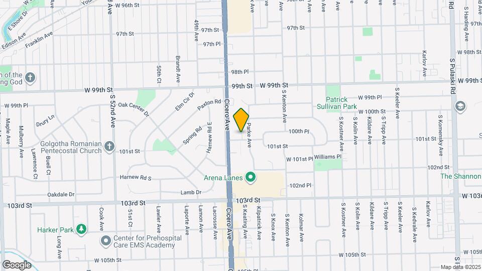 4738 W 101st St, Unit 3S Mapa y Detalles de la Ubicación