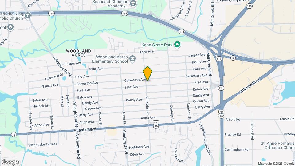 237 N Bowlan St Map and Location Details