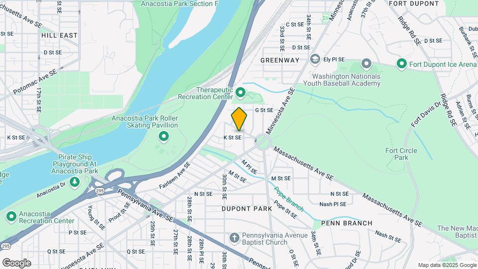 3035 Massachusetts Ave SE Map and Location Details