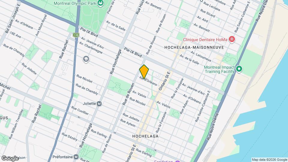 2144 D'orléans Av Map and Location Details