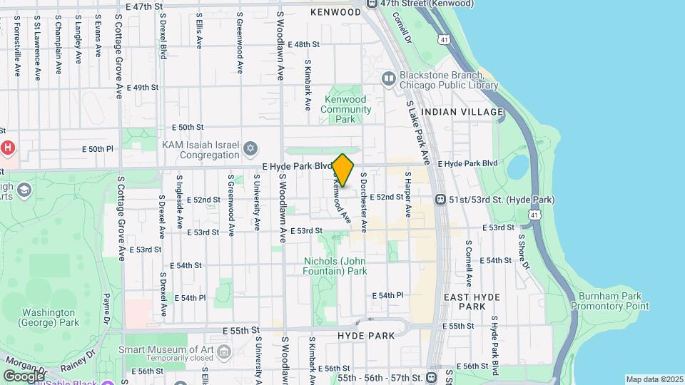 5135 S Kenwood Ave Mapa y Detalles de la Ubicación