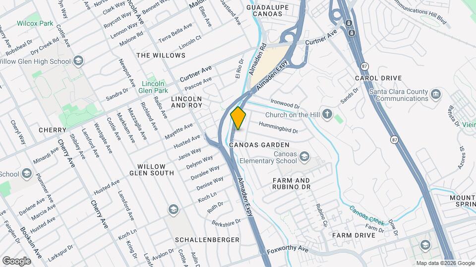 2496 Almaden Rd Map and Location Details