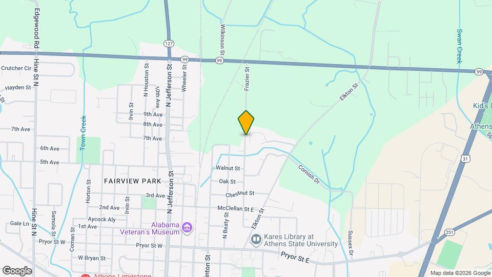 1052 Frazier St Map and Location Details