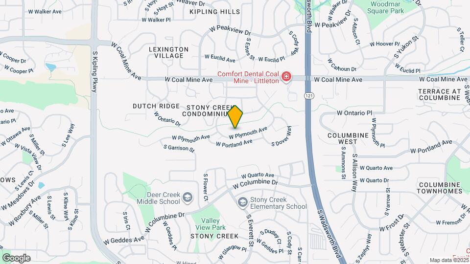 9007 W Plymouth Ave Map and Location Details