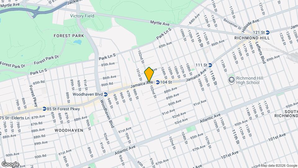 101-24 Jamaica Ave Mapa y Detalles de la Ubicación