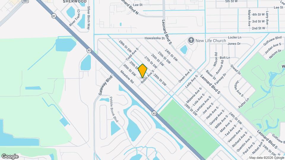 5202 30th St SW Map and Location Details