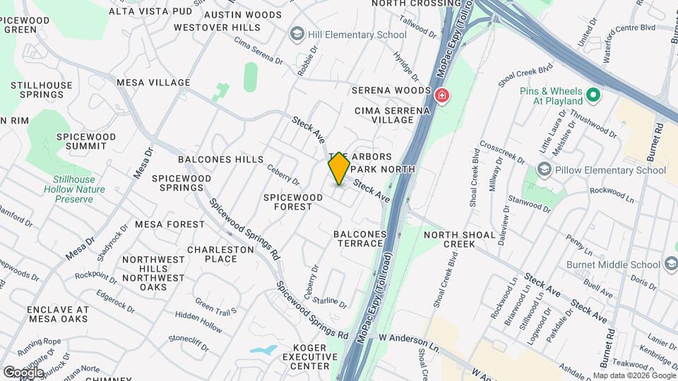 3605 Steck Ave, Unit 2099 Map and Location Details