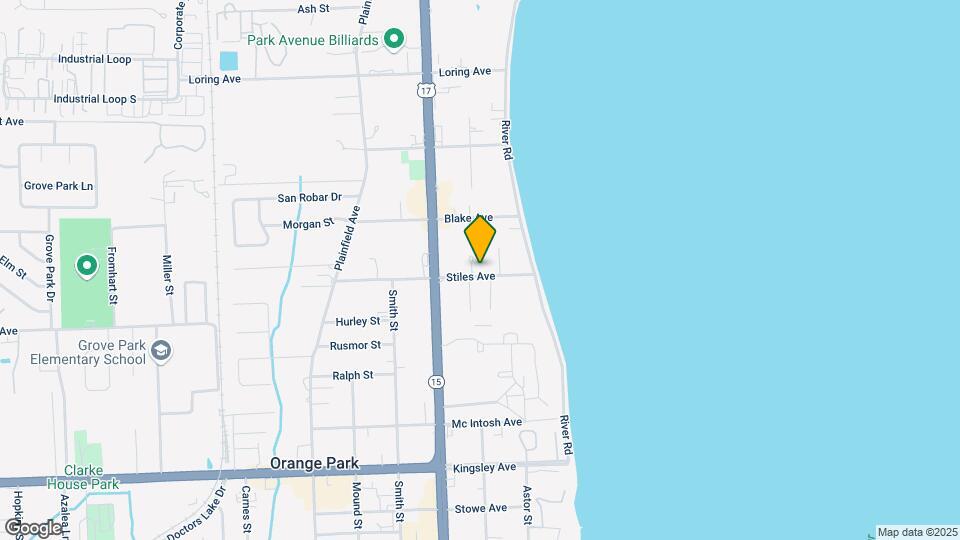 1345 Orange Cir S Map and Location Details