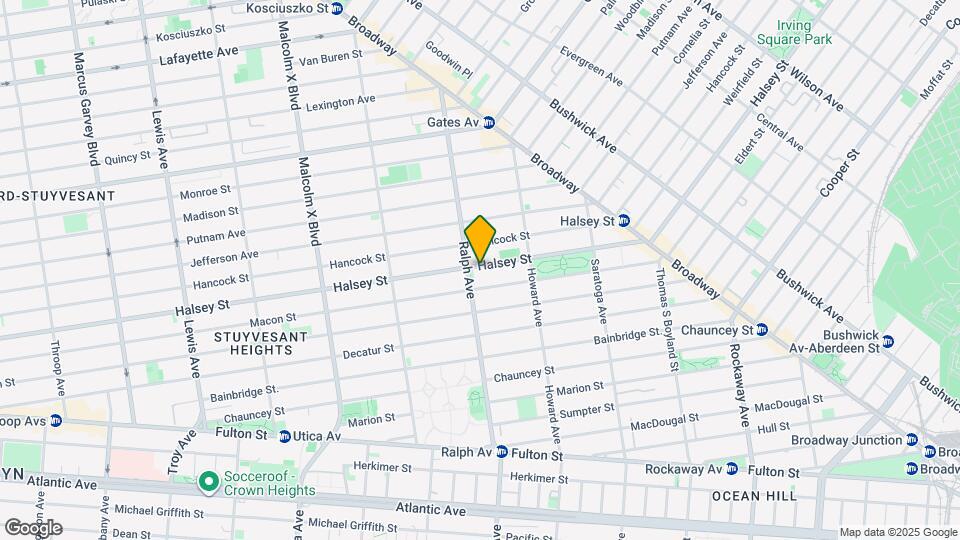 784 Halsey St Map and Location Details