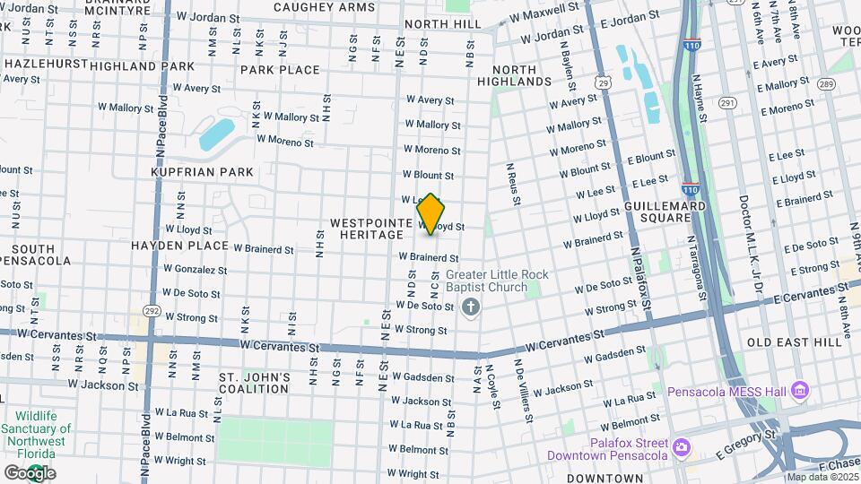 1215 N C St Map and Location Details