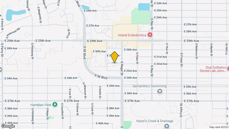 2804 E 32nd Ave Map and Location Details