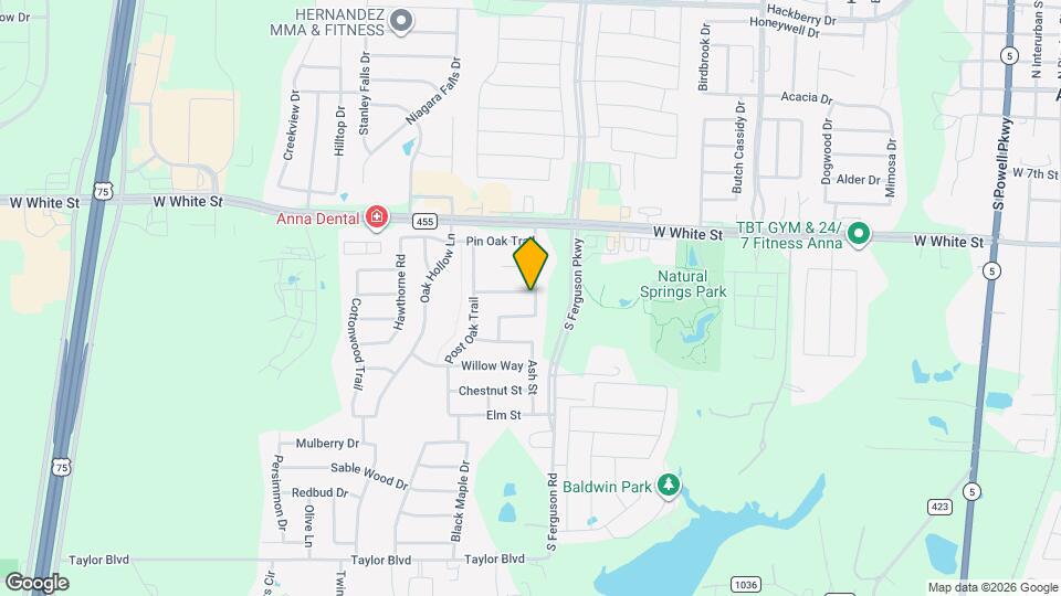 1601 White Oak Rd Mapa y Detalles de la Ubicación