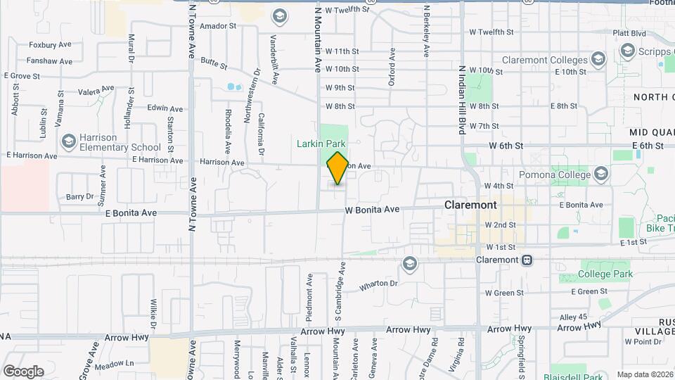 751 Baylor Ave Map and Location Details