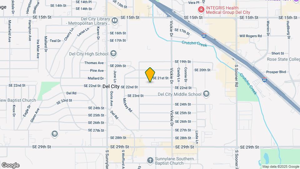 4521 SE 22nd St Map and Location Details