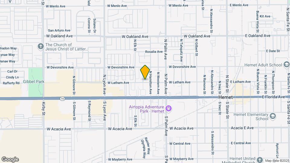 200-216 Valley View Mapa y Detalles de la Ubicación