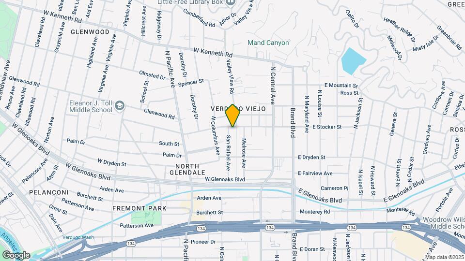 1152 San Rafael Ave Mapa y Detalles de la Ubicación